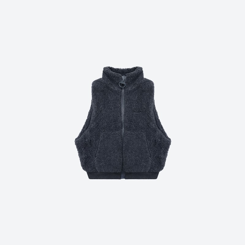 Camel Hair Sherpa Vest